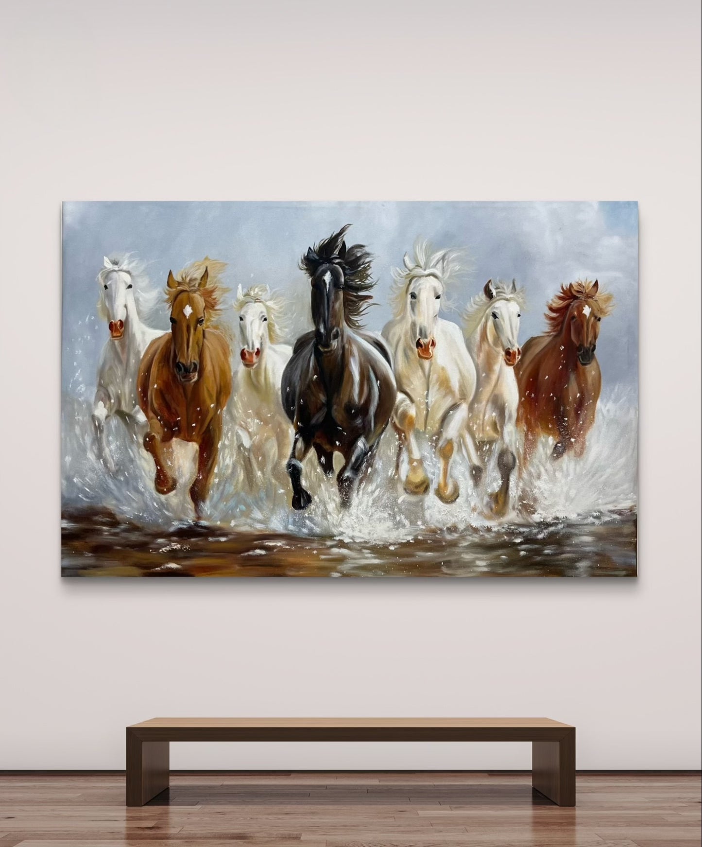 7 Running Horses