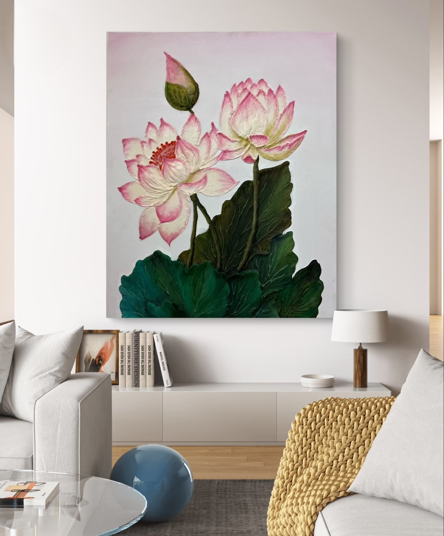 3D texture Art Lotus
