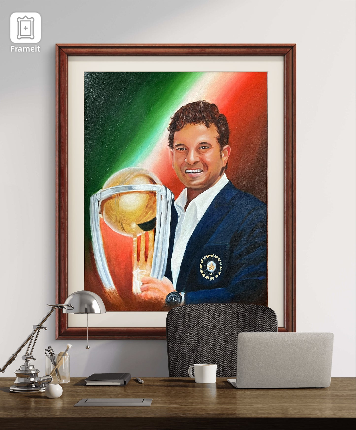 Sachin Tendulkar painting