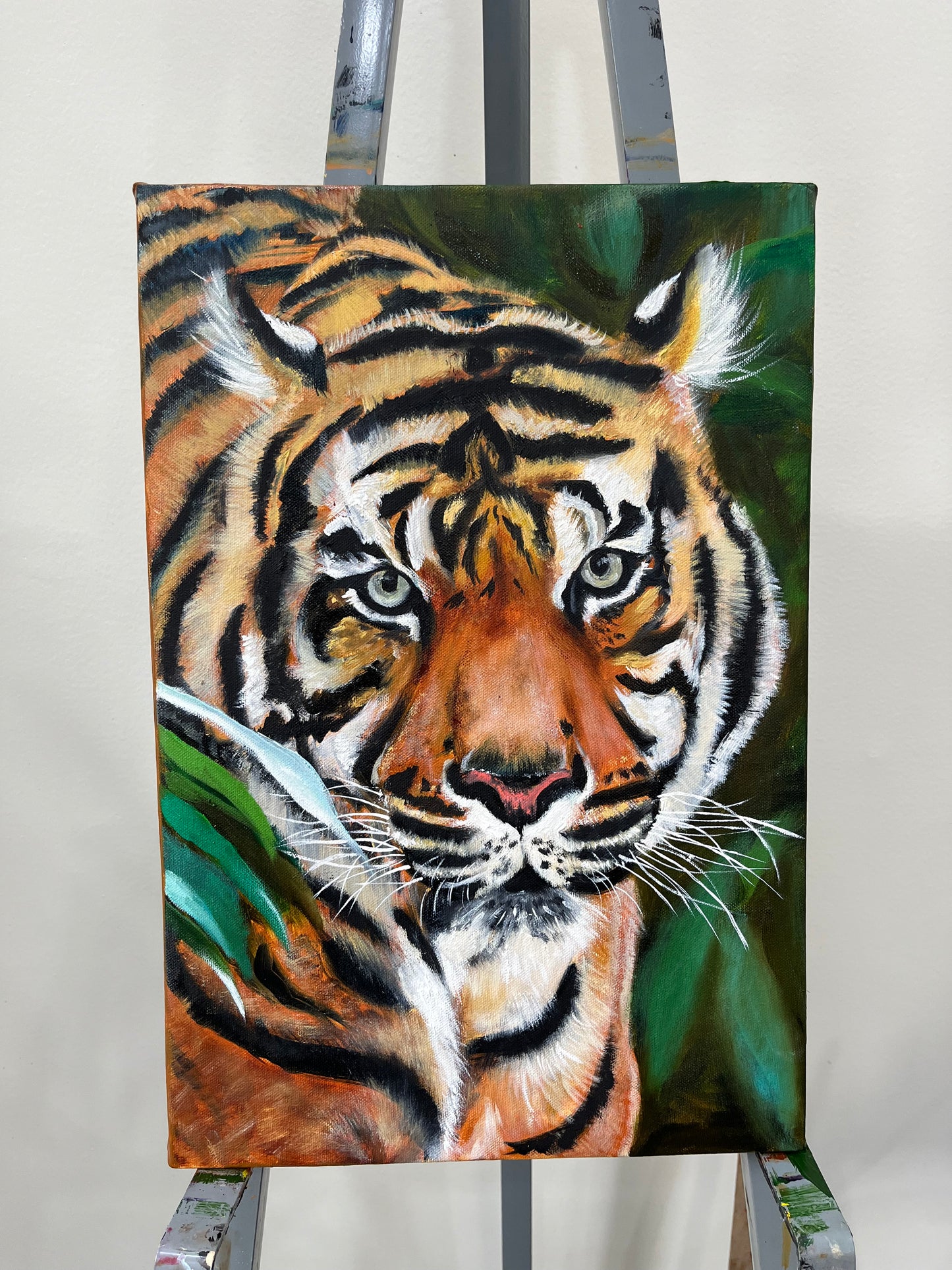 Hyper realistic Tiger Painting