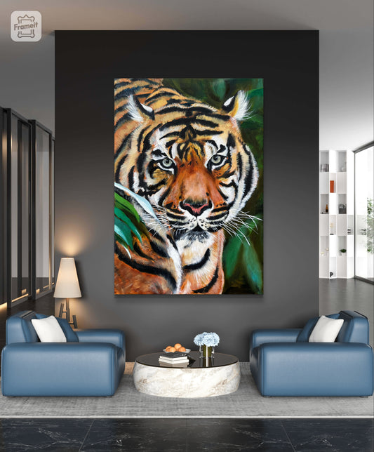 Hyper realistic Tiger Painting