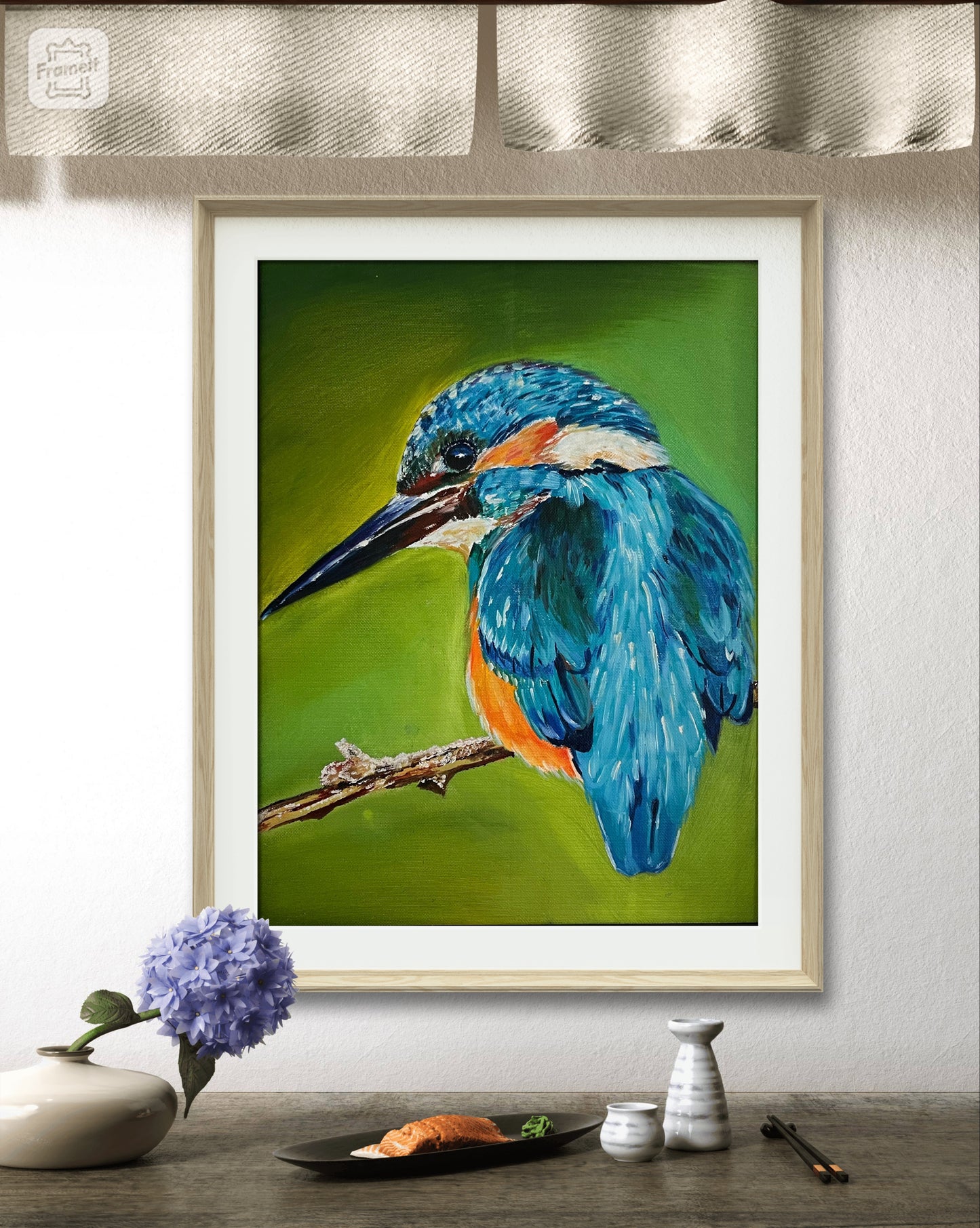 Kingfisher Bird Painting